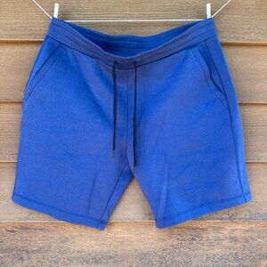 32 Degrees Cool Mens Navy Blue Sweat Shorts With Draw String Sorts Size XL